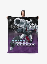 Transformers G1 Grid Megatron 50x60" Silk Touch Throw Blanket