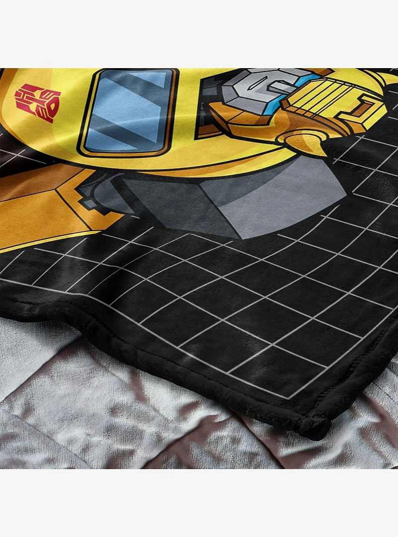 Transformers G1 Grid Bumblebee 50x60" Silk Touch Throw Blanket