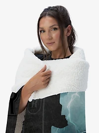 DC Comics Joker's Embrace Silk Touch Sherpa Throw Blanket