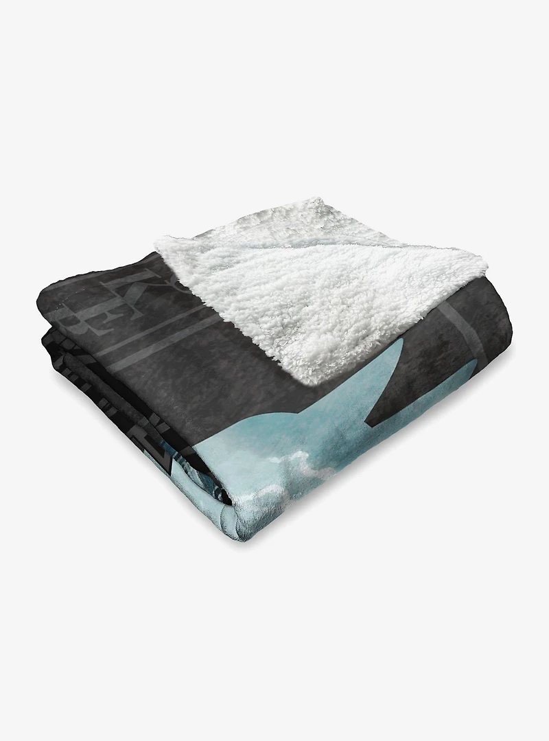 DC Comics Joker's Embrace Silk Touch Sherpa Throw Blanket