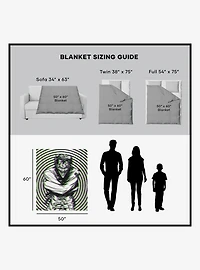 DC Comics Laughing Man Silk Touch Sherpa Throw Blanket
