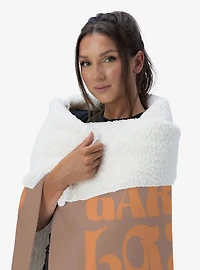 Garfield Take A Hike Silk Touch Sherpa Throw Blanket