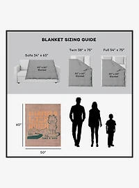 Garfield Take A Hike Silk Touch Sherpa Throw Blanket