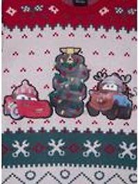 Disney Pixar Cars Lightning McQueen & Mater Holiday Sweater — BoxLunch Exclusive