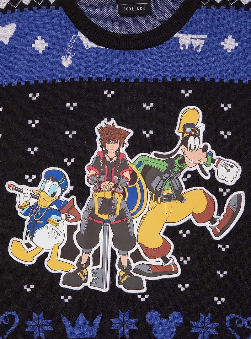 Kingdom Hearts Trio Holiday Sweater — BoxLunch Exclusive
