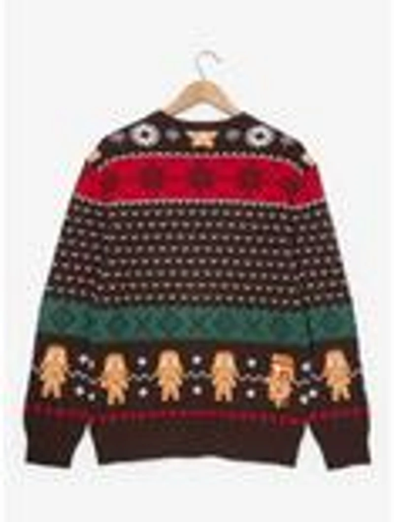 Star Wars Darth Vader Gingerbread Holiday Sweater — BoxLunch Exclusive