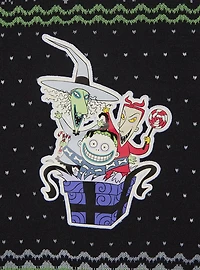 Disney The Nightmare Before Christmas Oogie Boogie Glow-in-the-Dark Holiday Sweater — BoxLunch Exclusive