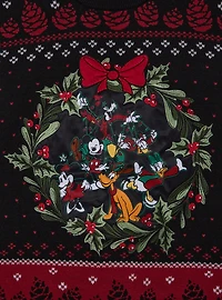Disney Mickey & Friends Wreath Holiday Sweater -BoxLunch Exclusive