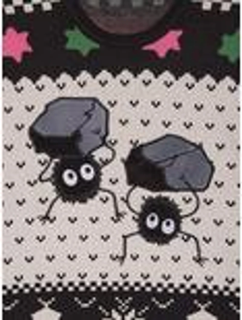 Studio Ghibli® Spirited Away Soot Sprites Holiday Sweater - BoxLunch Exclusive
