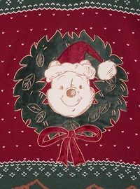 Disney Winnie the Pooh Wreath Bear Holiday Sweater — BoxLunch Exclusive