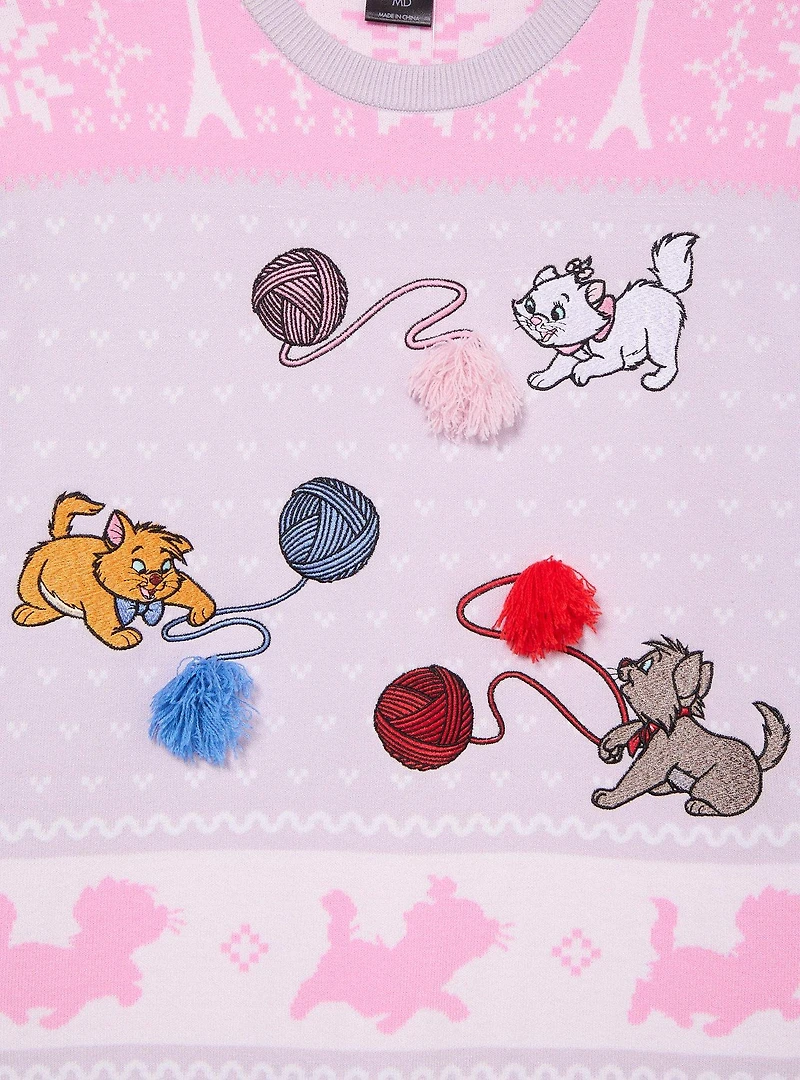 Disney The Aristocats Kittens Yarn Holiday Sweater — BoxLunch Exclusive