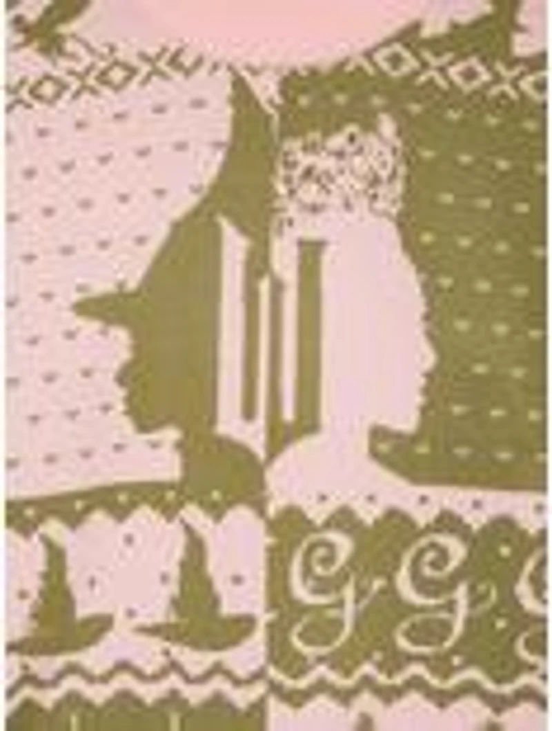 Wicked Glinda & Elphaba Silhouette Women's Holiday Sweater — BoxLunch Exclusive