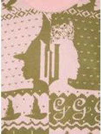 Wicked Glinda & Elphaba Silhouette Women's Holiday Sweater — BoxLunch Exclusive