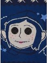 Coraline Doll Button Eyes Holiday Sweater — BoxLunch Exclusive