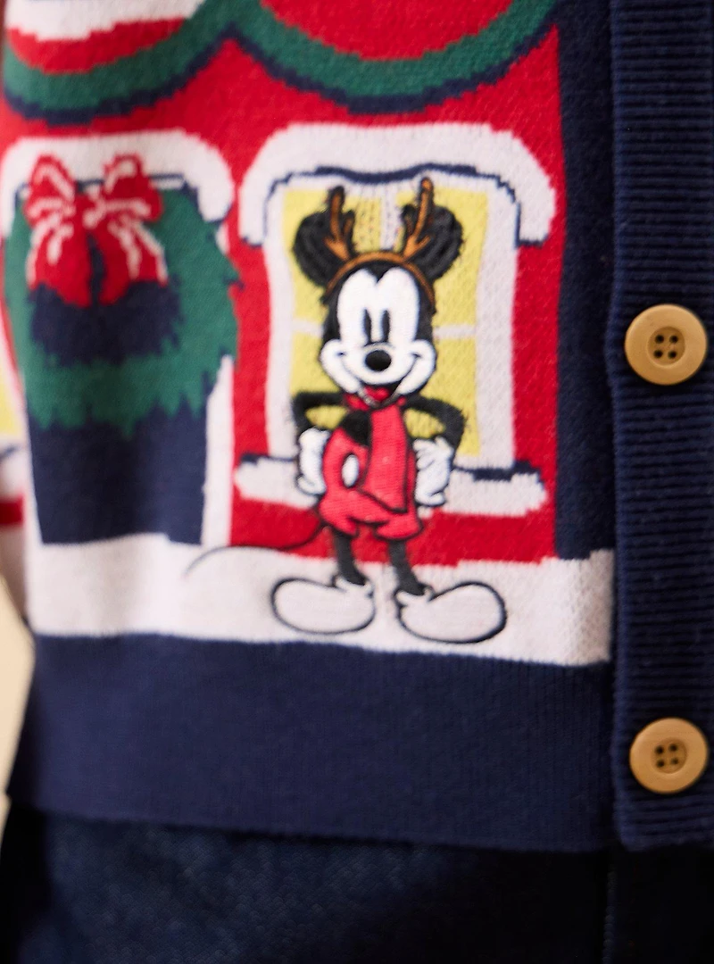 Disney Mickey Mouse & Friends Holiday Scene Sweater Vest - BoxLunch Exclusive