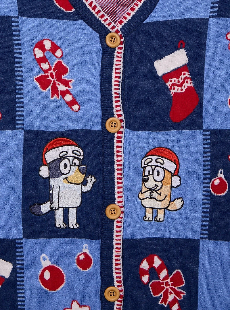 Bluey Bingo & Holiday Icons Sweater Vest - BoxLunch Exclusive