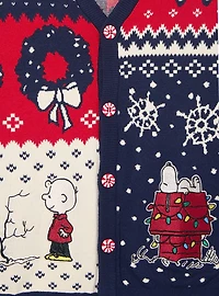 Peanuts Holiday Icons Patchwork Sweater Vest - BoxLunch Exclusive