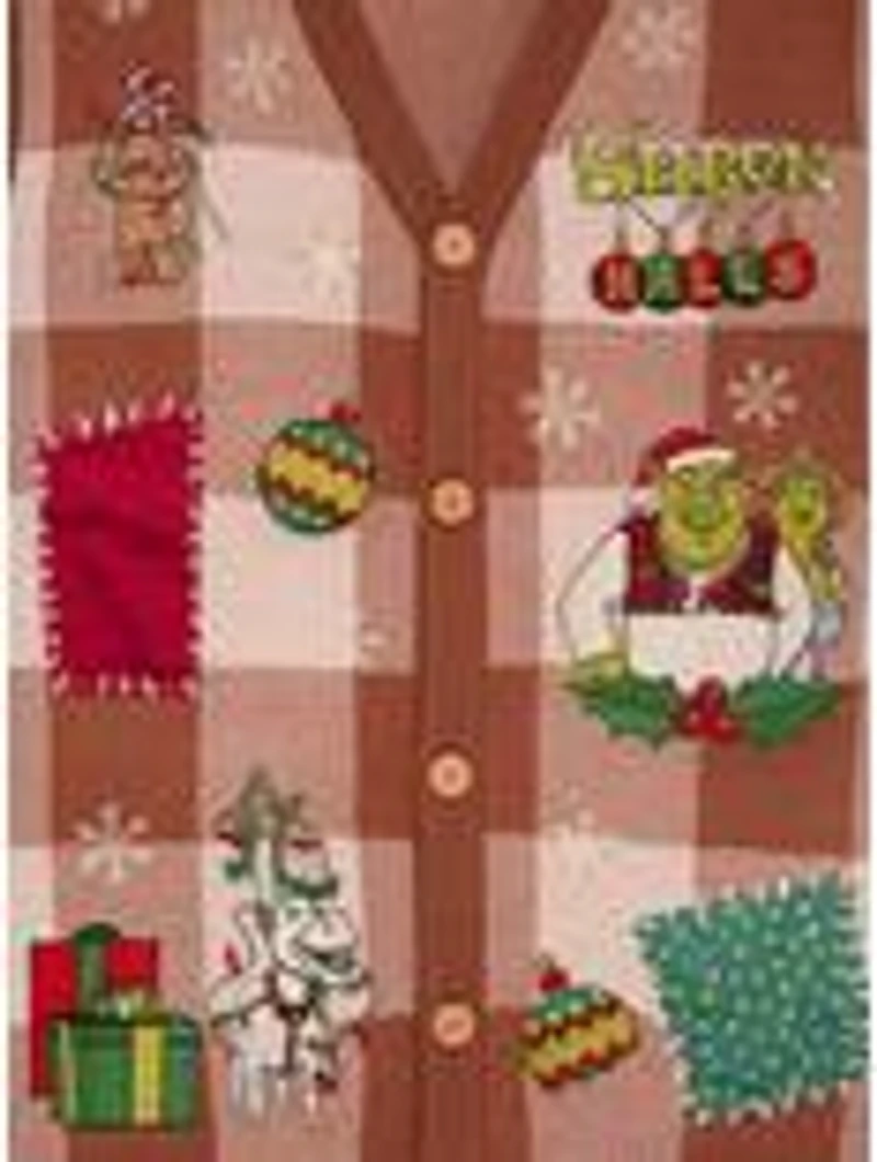 DreamWorks Shrek Plaid Holiday Sweater Vest - BoxLunch Exclusive