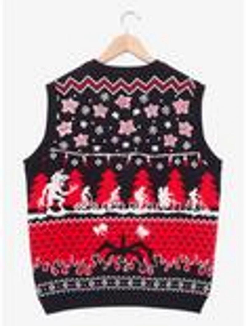 Stranger Things Holiday Icons Sweater Vest - BoxLunch Exclusive