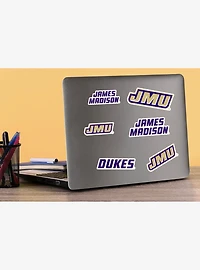 James Madison University JMU Dukes 100Ct Sticker Pack