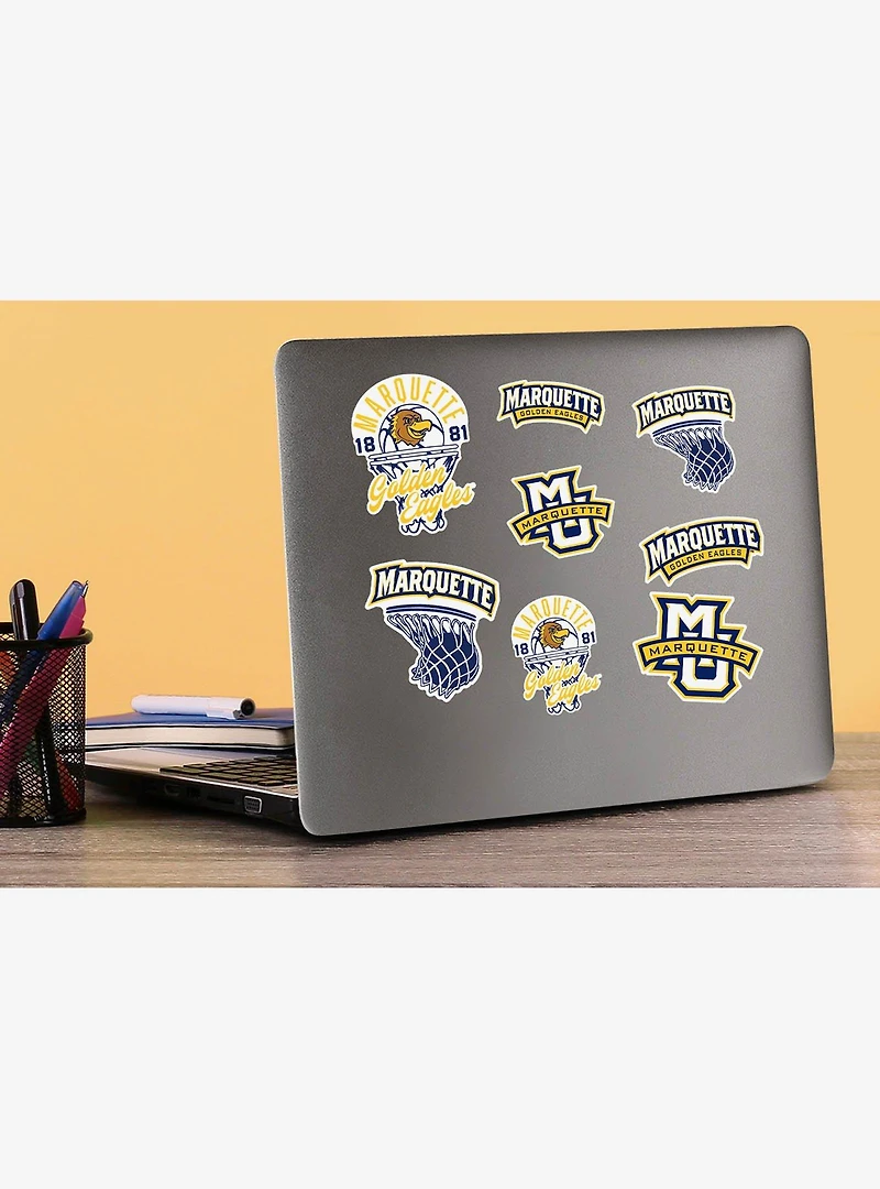 Marquette Golden Eagles Basketball 100Ct Sticker Pack
