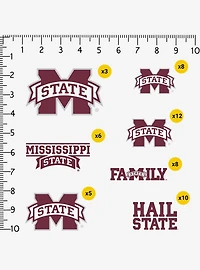 Mississippi State Bulldogs 100Ct Sticker Pack