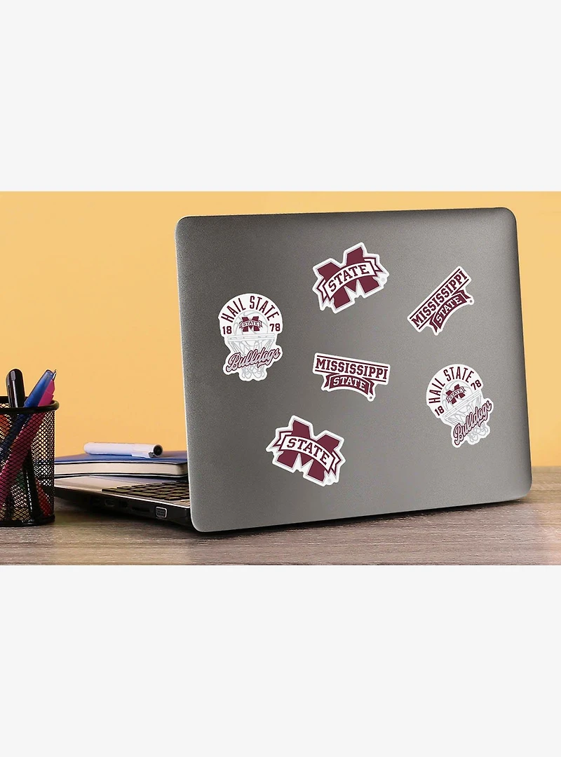 Mississippi State Bulldogs Basketball 100Ct Sticker Pack