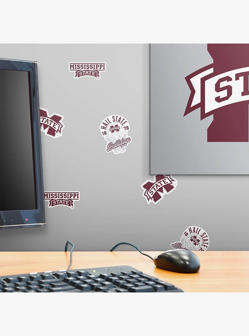 Mississippi State Bulldogs Basketball 100Ct Sticker Pack