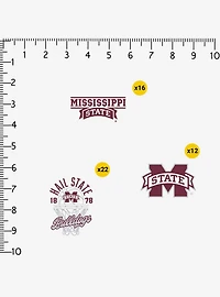 Mississippi State Bulldogs Basketball 100Ct Sticker Pack