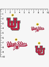 Utah Utes 100Ct Sticker Pack