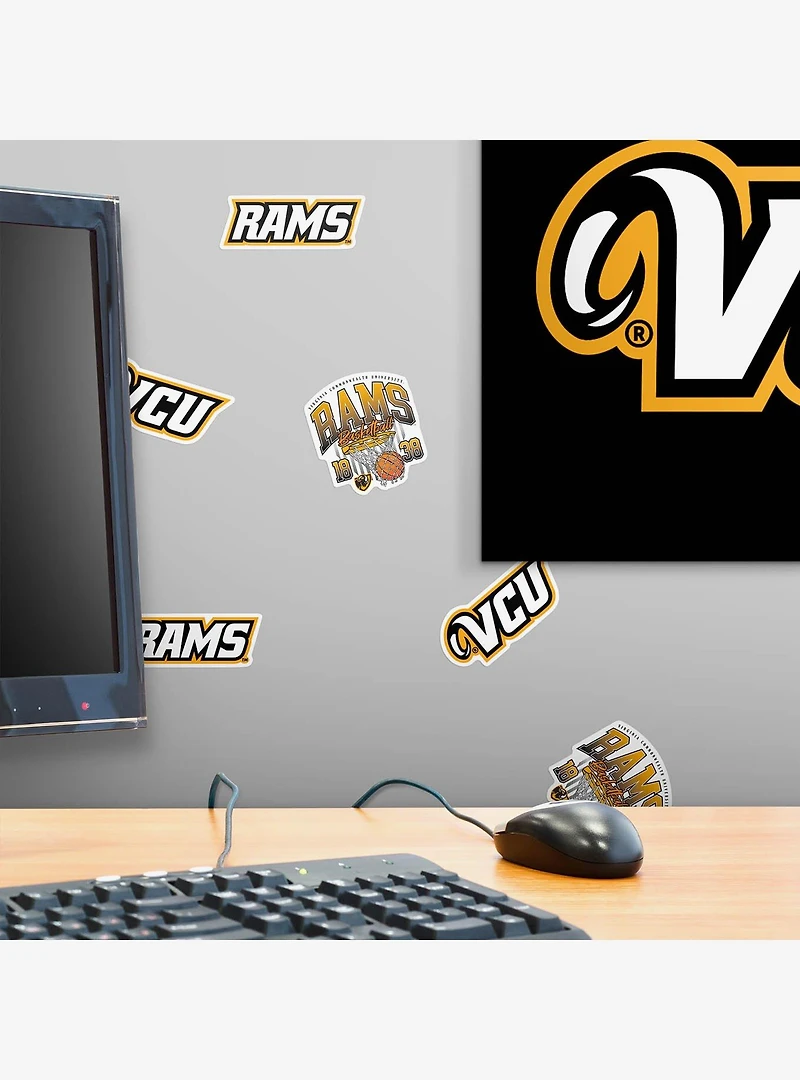 VCU Rams Basketball 100Ct Sticker Pack