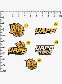 University Of Arkansas At Pine Bluff 100Ct Sticker Pack