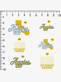 University Of California Davis Aggies 100Ct Sticker Pack