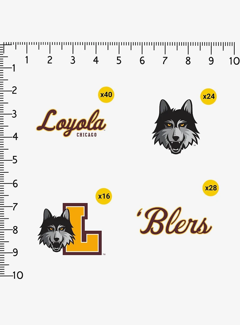 Loyola University Chicago 100Ct Sticker Pack