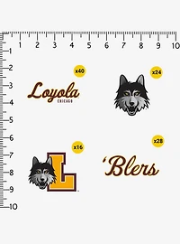 Loyola University Chicago 100Ct Sticker Pack
