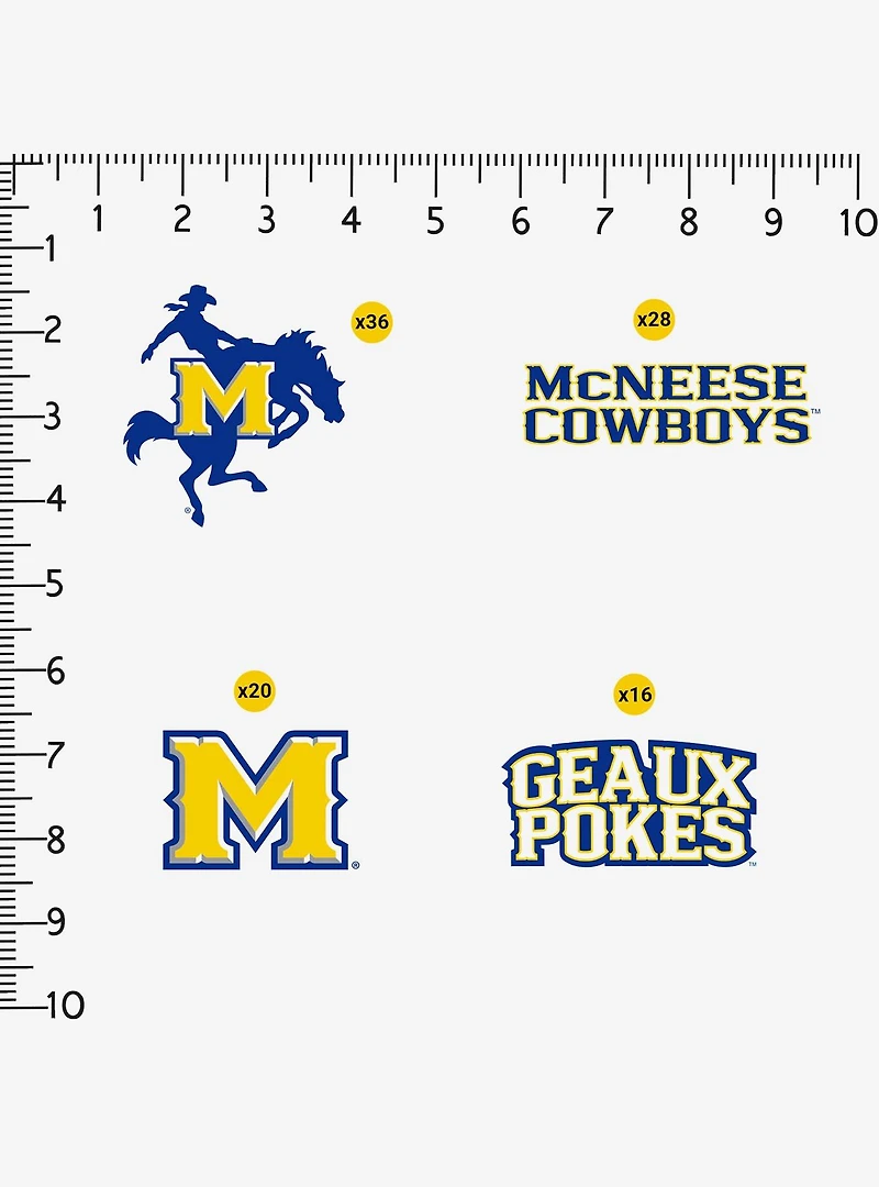 McNeese State University 100Ct Sticker Pack