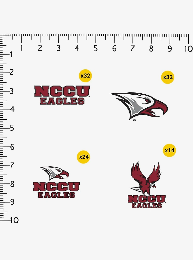 North Carolina Central University 100Ct Sticker Pack
