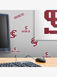 Santa Clara University Broncos 100Ct Sticker Pack