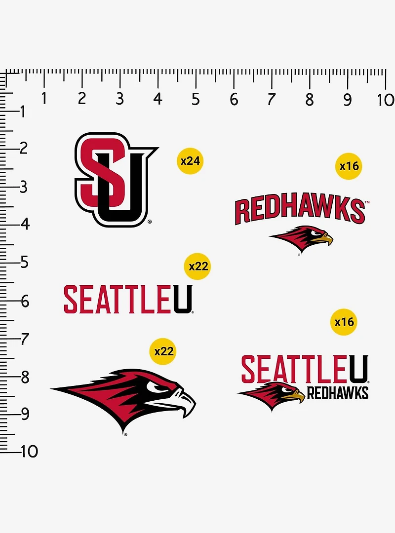 Seattle University Redhawks 100Ct Sticker Pack