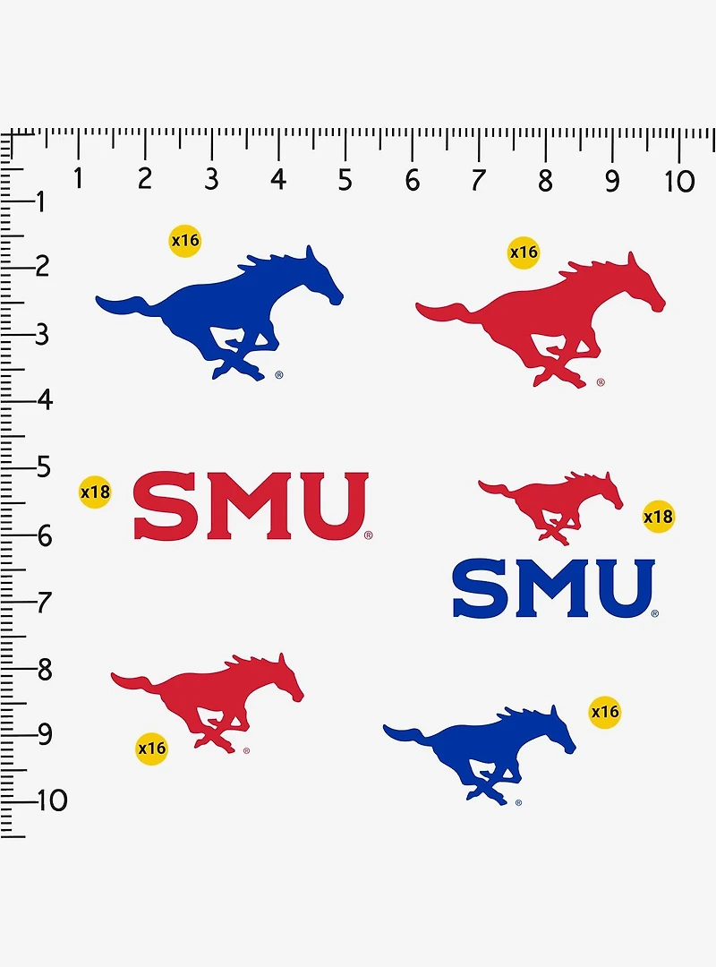Southern Methodist University 100Ct Sticker Pack