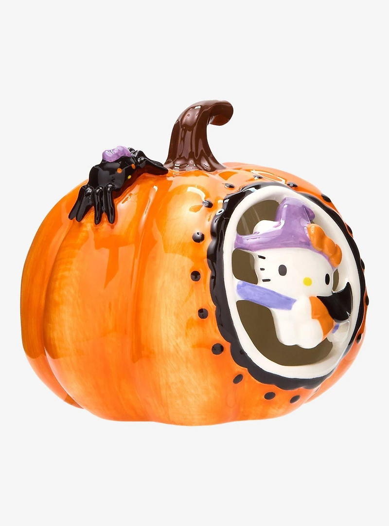 Sanrio Hello Kitty Witch Jack-o-Lantern Tea Light Holder