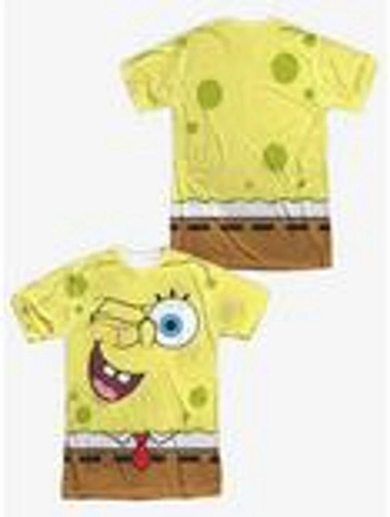 SpongeBob SquarePants Wink Face Sublimated T-Shirt