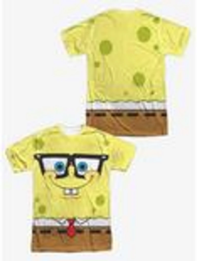 SpongeBob SquarePants Nerd Face Sublimated T-Shirt