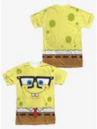 SpongeBob SquarePants Nerd Face Sublimated T-Shirt