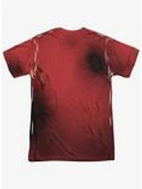 Star Trek Movies Tos Dead Red Sublimated T-Shirt