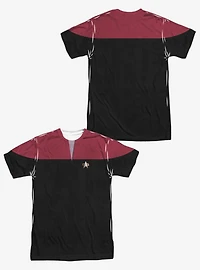 Star Trek Voyager Command Costume Sublimated T-Shirt