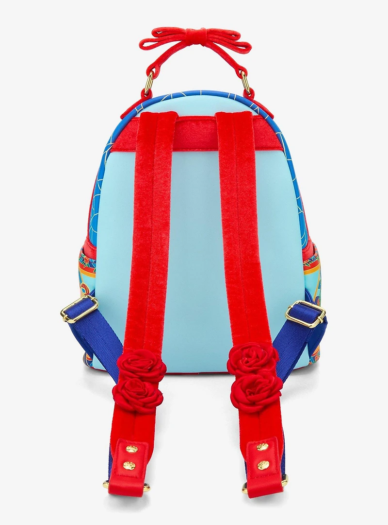 Loungefly Disney Beauty and the Beast Stained Glass Mini Backpack — BoxLunch Exclusive