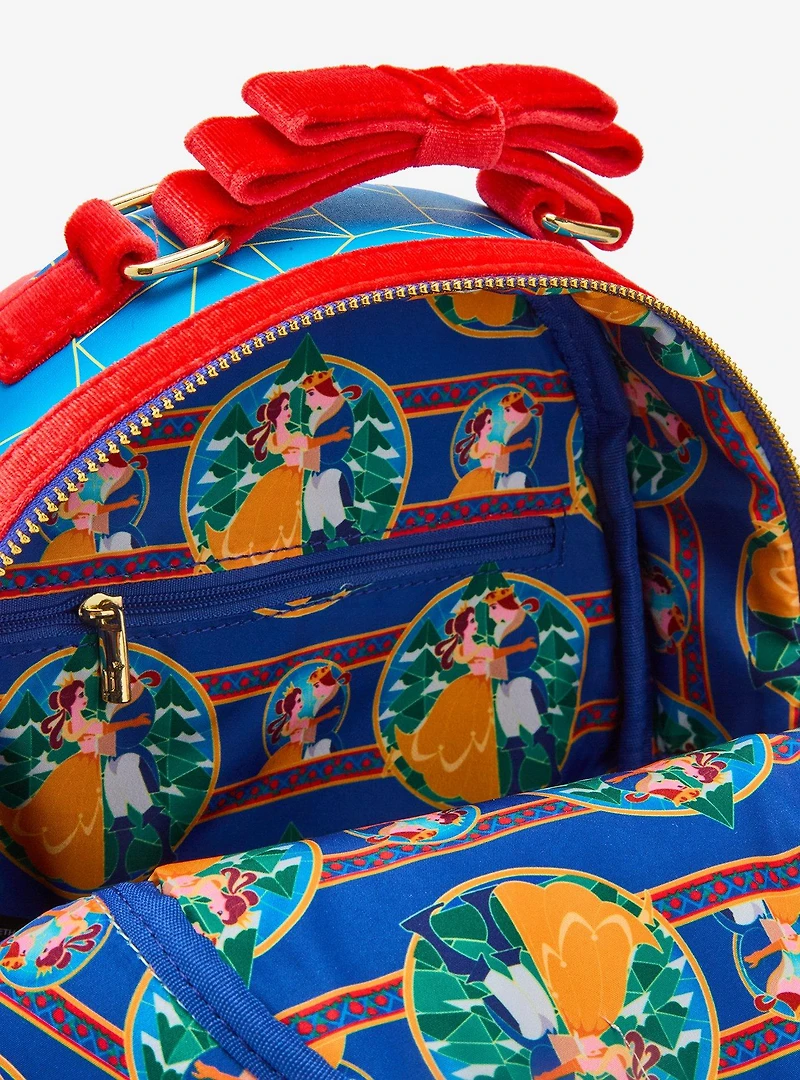 Loungefly Disney Beauty and the Beast Stained Glass Mini Backpack — BoxLunch Exclusive