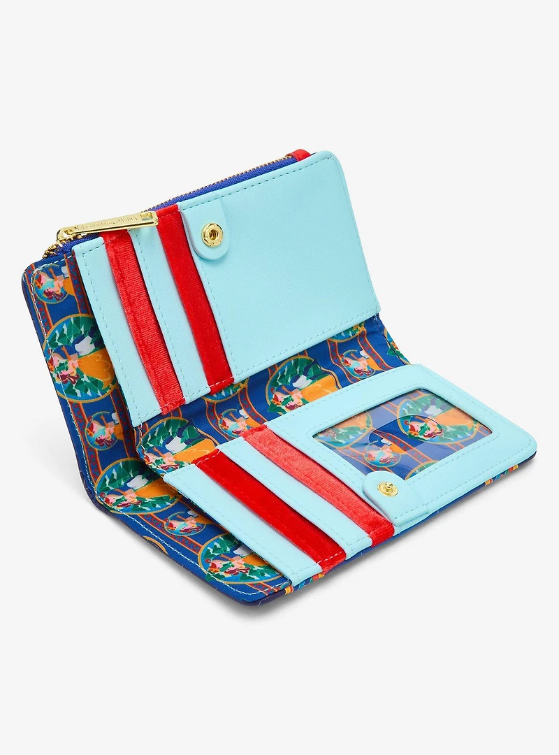 Loungefly Disney Beauty and the Beast Stained Glass Wallet — BoxLunch Exclusive