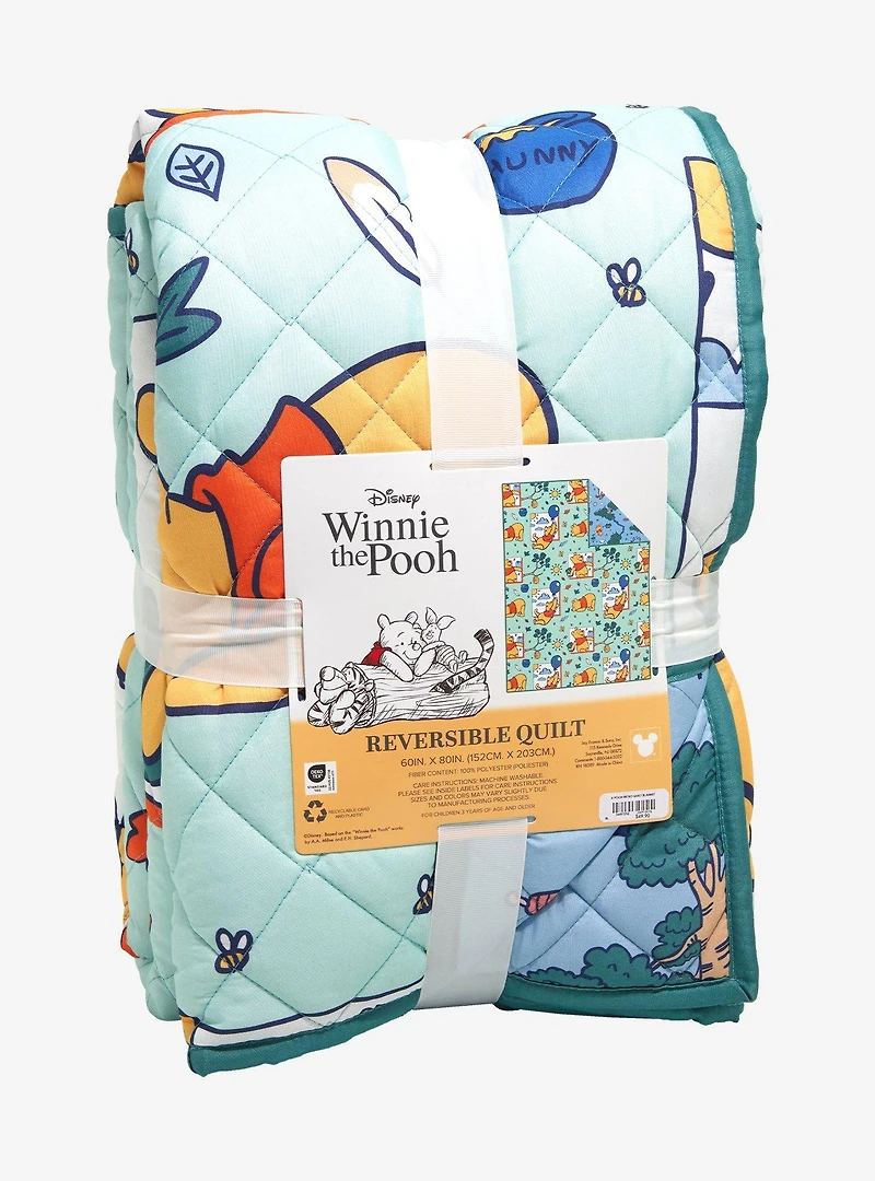 Disney Winnie the Pooh Quilted Blanket — BoxLunch Exclusive